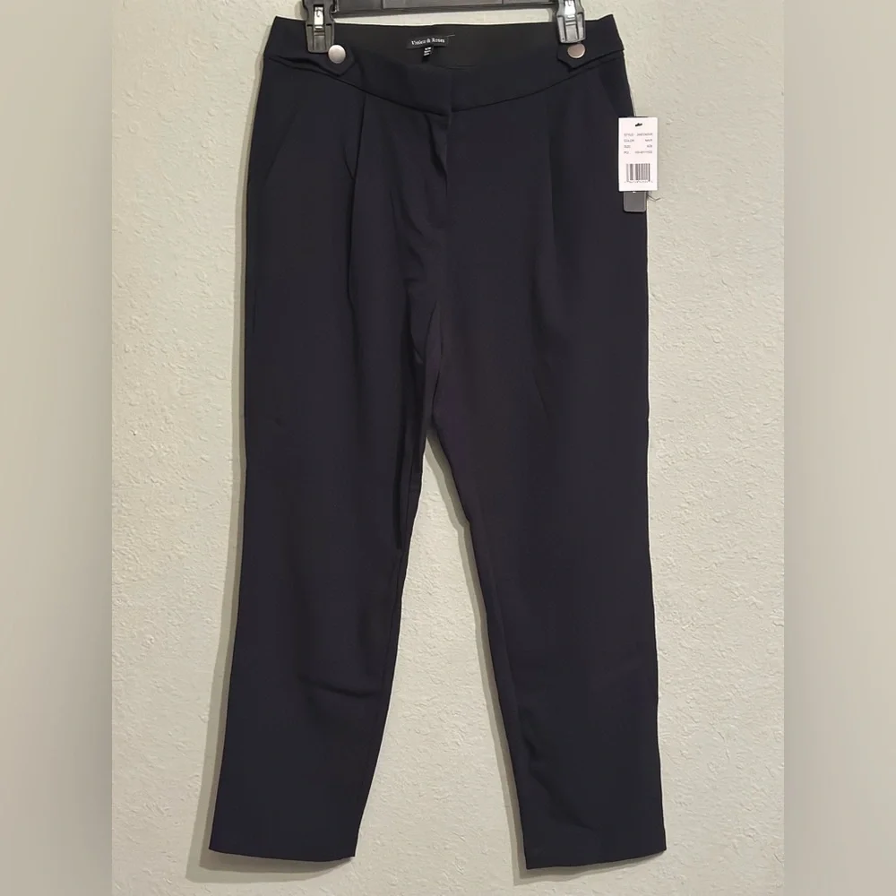 NWT Violets & Roses Addley High Rise Straight Pant - Picture 4 of 16